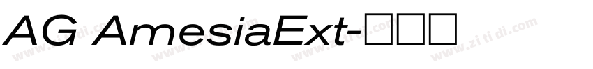 AG AmesiaExt字体转换